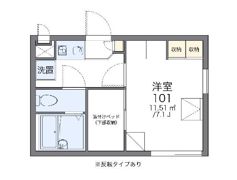 レオパレス三立ハイツCの間取り画像