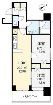 フレンシア浅草橋の間取り画像
