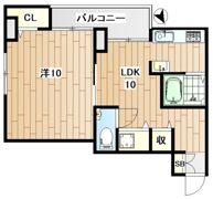 アヴニールグレイスの間取り画像
