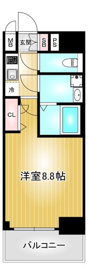 プレサンス錦通THE葵の間取り画像