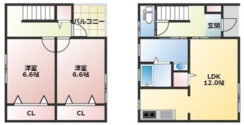 クラシアハウスシゲの間取り画像