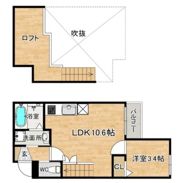 OAK VILLA MAISON SHIMOBARU SOUTHの間取り画像