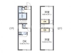 レオパレス東屋島の間取り画像