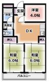 ロイヤルハイツ木村1号館の間取り画像