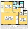 ヴィラナリー屋島4号棟の間取り画像