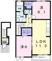 シャロームⅡの間取り画像