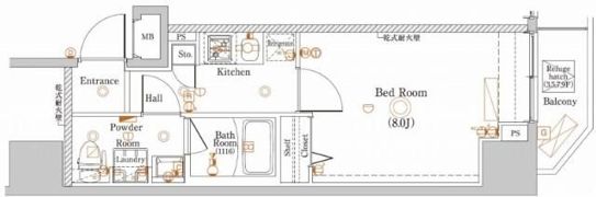 ラフィスタ板橋区役所前の間取り画像