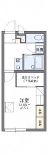 レオパレスディアビレッジの間取り画像