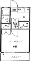ハイツ アヴェニューの間取り画像