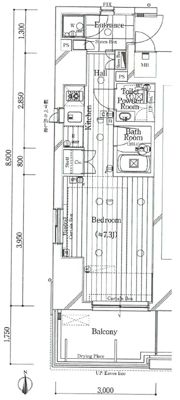 ガリシアヒルズ西麻布WESTの間取り画像