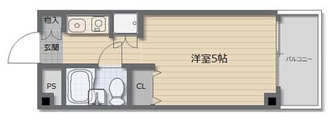 ゴックス南森町の間取り画像