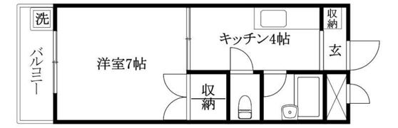メゾン由の間取り画像