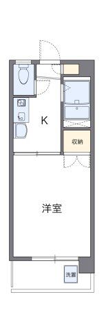 レオパレスエステート千舟の間取り画像
