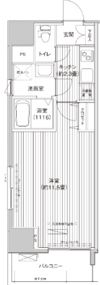 アクシス池袋の間取り画像
