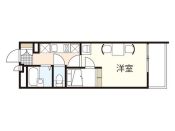 レオパレスNISHIMURAの間取り画像