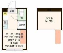 ハーモニーテラス成田東Ⅲの間取り画像