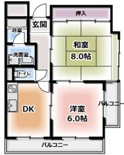 メゾン ラ フォーレの間取り画像