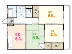 沖田コーポラスの間取り画像