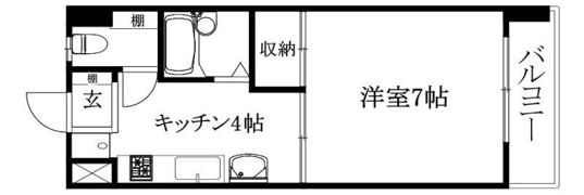 福川ハイツの間取り画像