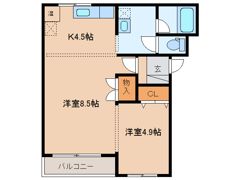 モンテーニュⅡの間取り画像