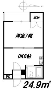 ハイツ丸松の間取り画像