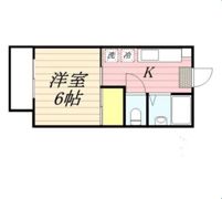 コーポ富士の間取り画像