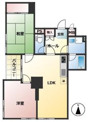 ライオンズマンション駒場の間取り画像
