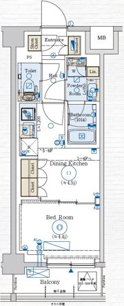 GENOVIA赤羽の間取り画像