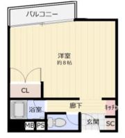 フロンティア四条畷駅前の間取り画像