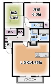 ボナールの間取り画像