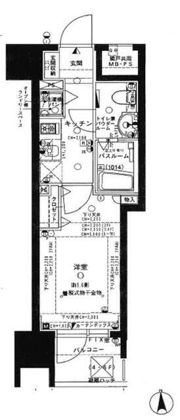 グローベル新大久保マスターゲートの間取り画像