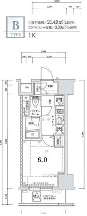 SPATIEXEBEC亀戸の間取り画像