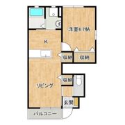 メゾンドグレースの間取り画像