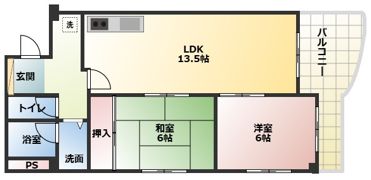 コーポSevenT’sの間取り画像