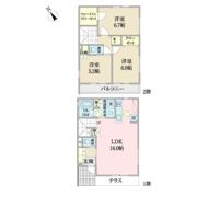 仏向町戸建C棟の間取り画像