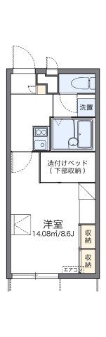レオパレス長嶺東No 2の間取り画像