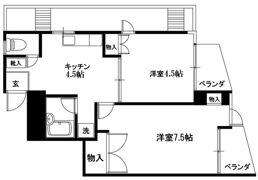 DAIKAN15の間取り画像