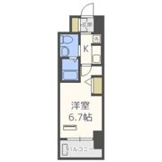 エステムコート阿波座プレミアムの間取り画像