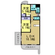 ピボットマンション八幡の間取り画像