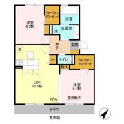 メゾンマグノリア徳住の間取り画像