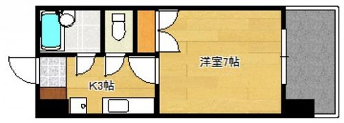 コンフォール三滝の間取り画像