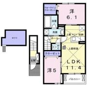 クワイエットハイツEの間取り画像