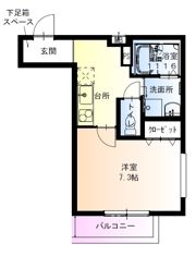 フジパレス吹田正雀の間取り画像