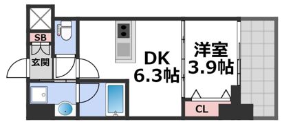ヴィーナス今里の間取り画像