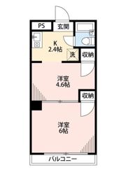 戸田宝マンションの間取り画像