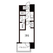 レジュールアッシュOSAKAGATEWAYの間取り画像