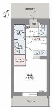 コリーヌ デュ リオンの間取り画像