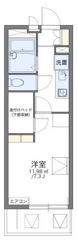 レオパレスアンテルブルグⅡの間取り画像