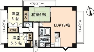 シーブリーズハウス草津の間取り画像