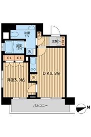ラクラス田町の間取り画像